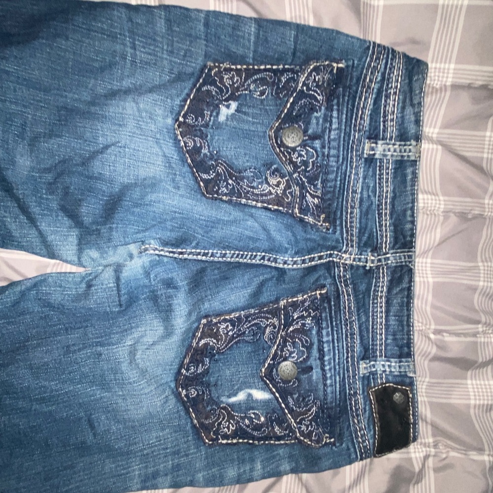 *152* Silver Suki Flap jeans!